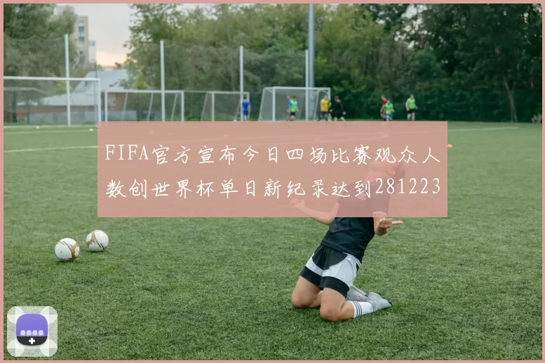 FIFA官方宣布今日四场比赛观众人数创世界杯单日新纪录达到281223人