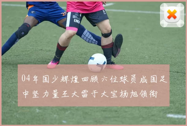 04年国少辉煌回顾六位球员成国足中坚力量王大雷于大宝杨旭领衔